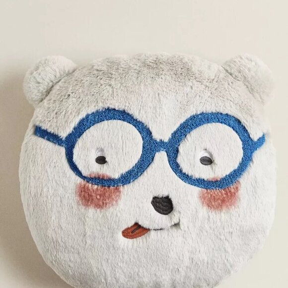 NWT Zara Home Kids Plush Blue Glasses OS - Picture 3 of 8